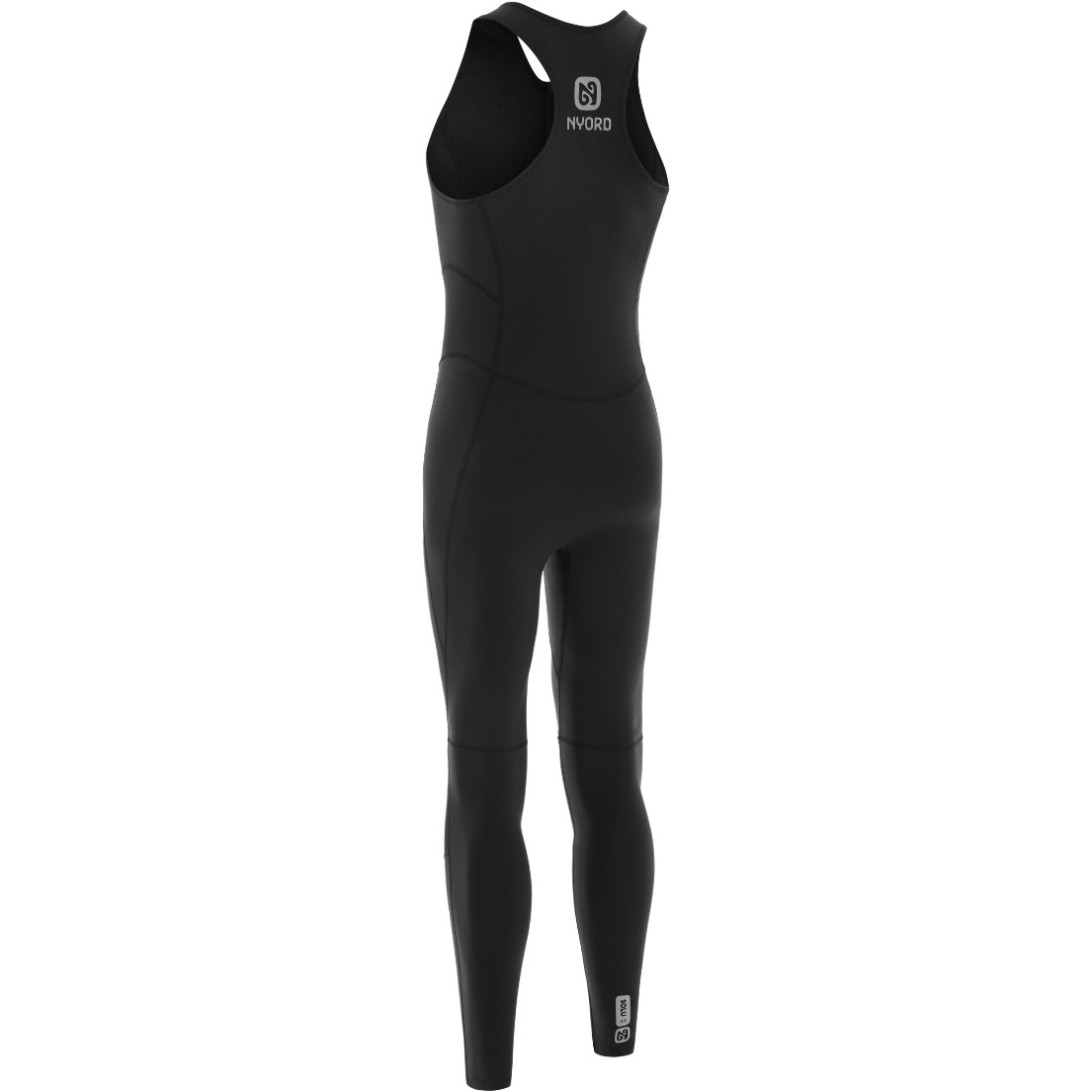 2026 Nyord Mens Solu Yulex 2/2mm Fl Long John Wetsuit SOLMLJ001 - Black